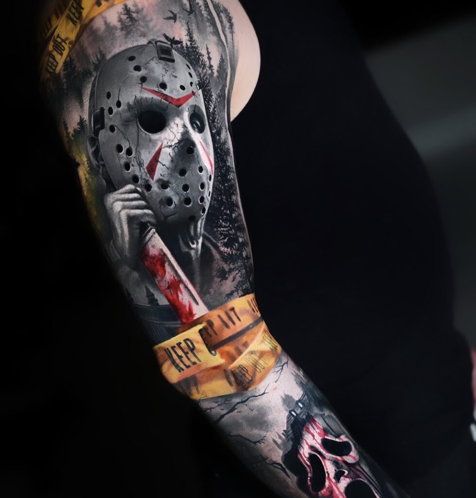 Greek bust close-up B&G realism